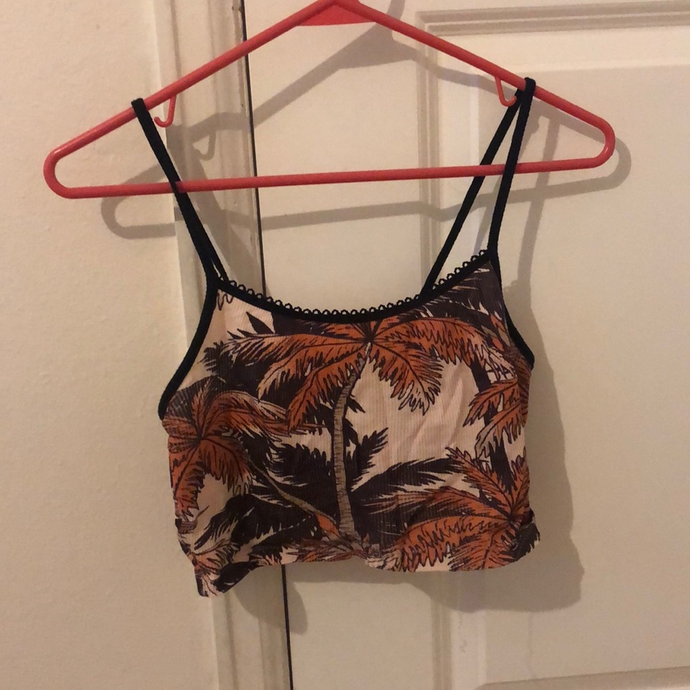 floral crop top